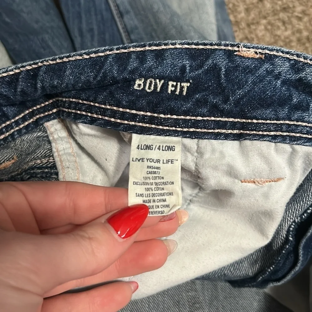 Y2K American Eagle Boy Fit Jeans - Picture 2 of 4